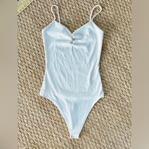American Eagle Outfitters Soft White Bodysuit